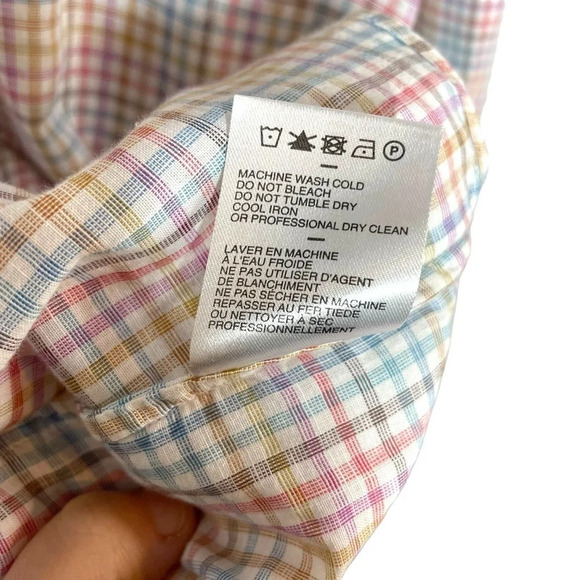 Zachary Prell Men’s Drozdov Multicolor Check Button Down Shirt Size XL - Picture 8 of 13
